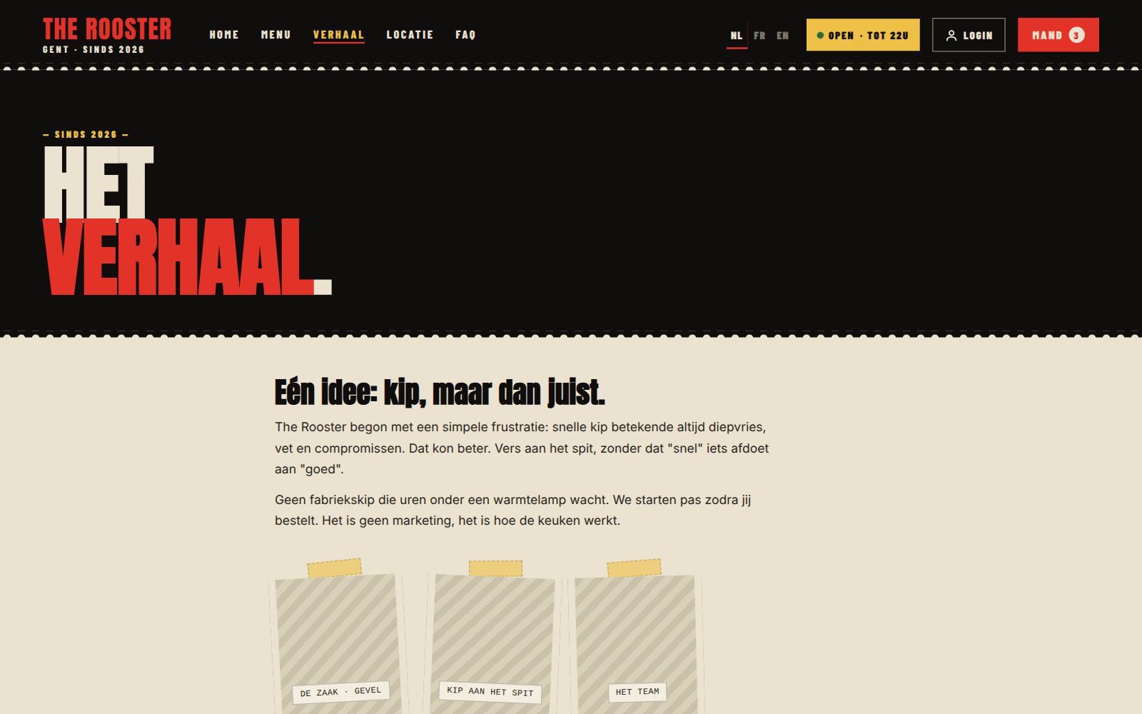 Verhaalpagina van The Rooster